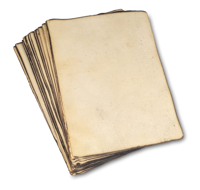 Wanderings Handgefertigtes Antikes Leeres Papier - A5-Packung Mit 50 Stück