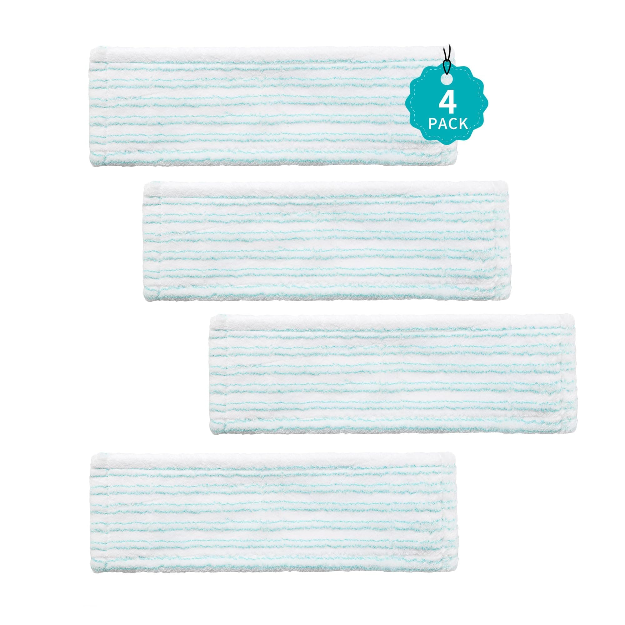 🧼🌟 4er-Pack Mikrofaser Wischbezüge für Leifheit Profi XL Micro Duo / Profi XL Cotton Plus 🌟🧼