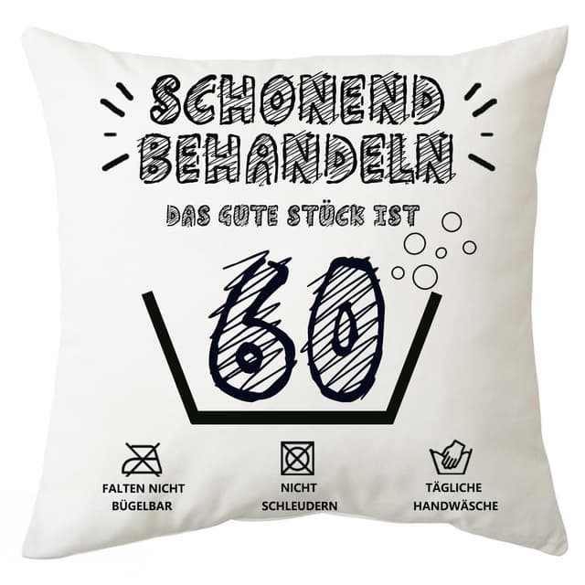Toctax Lustiger Kissenbezug zum 60. Geburtstag 🎁