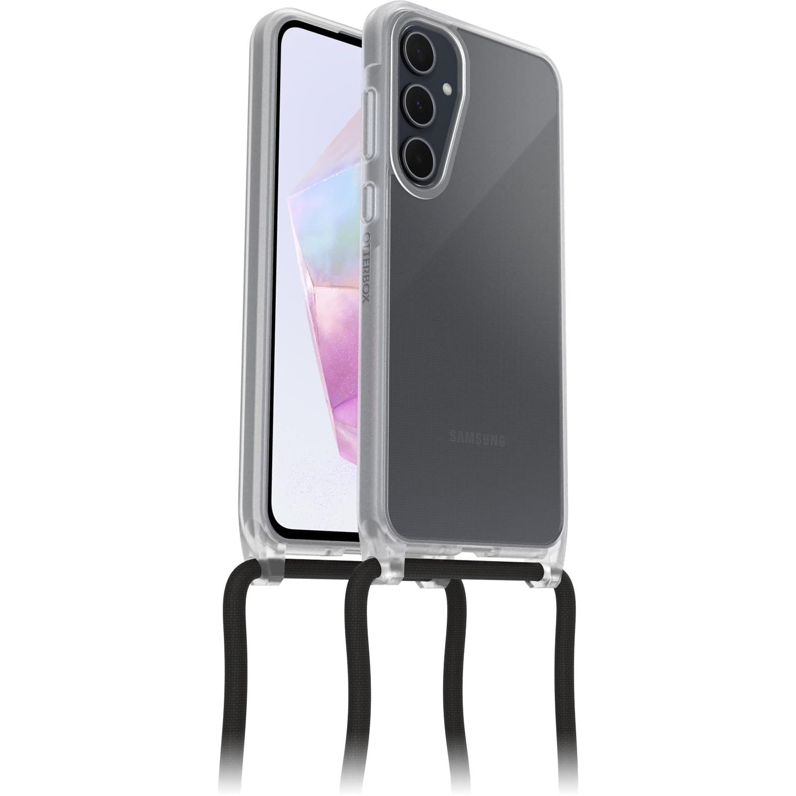 OtterBox React Necklace Hülle für Samsung Galaxy A35 5G - Transparent 📱💫
