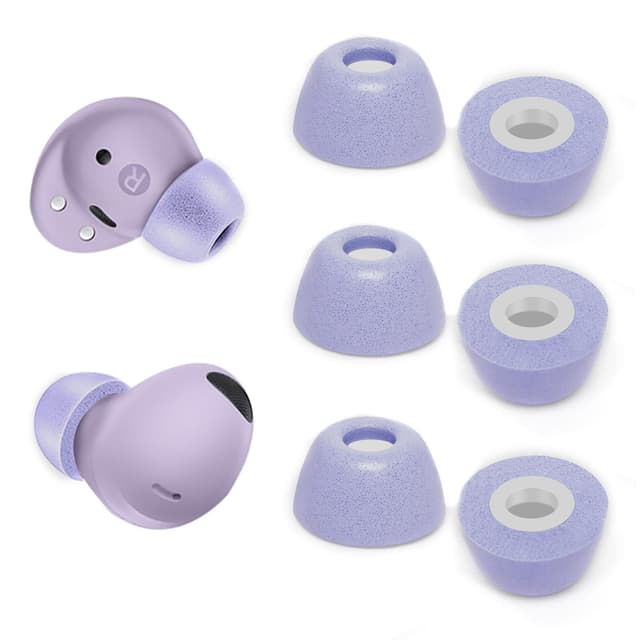 🎧 Memory Foam Ohrstöpsel für Samsung Galaxy Buds2 Pro - Violett M