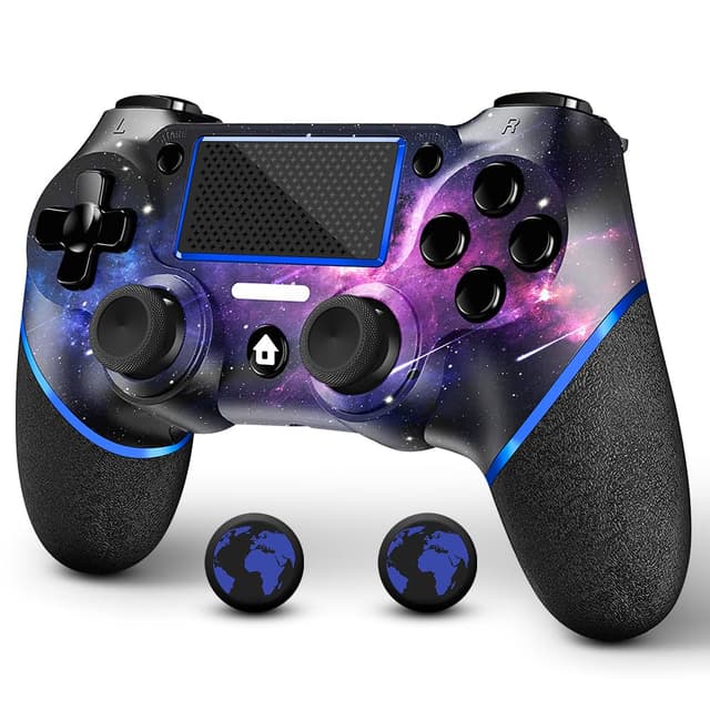 🎮 AceGamer Wireless Controller für PS4 | Gamepad mit Turbo/Dual Vibration/6-Achsen Gyro Sensor