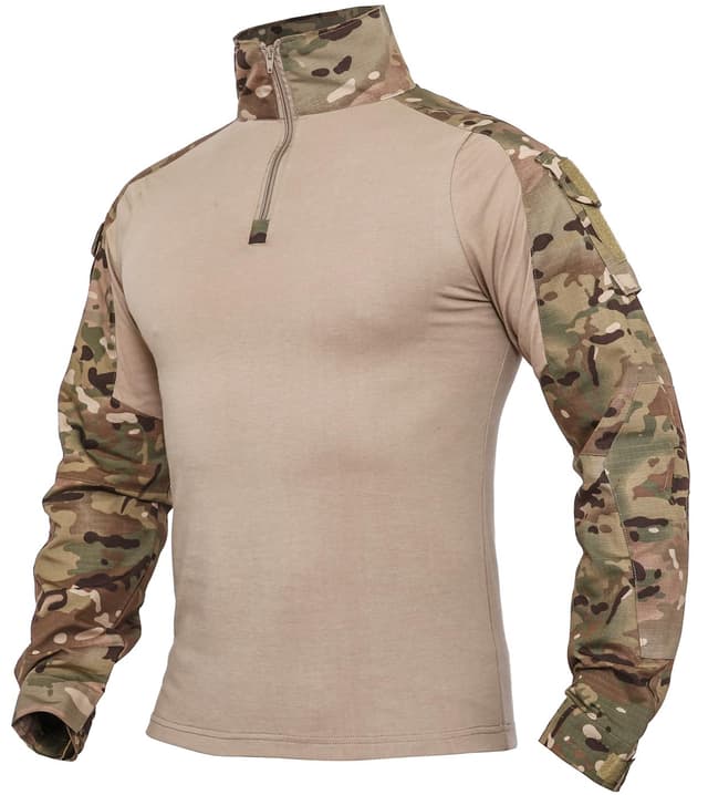 👕🔥 XKTTAC Combat Shirt Tactical mit 2-4 Taschen Herren Militär Ausrüstung