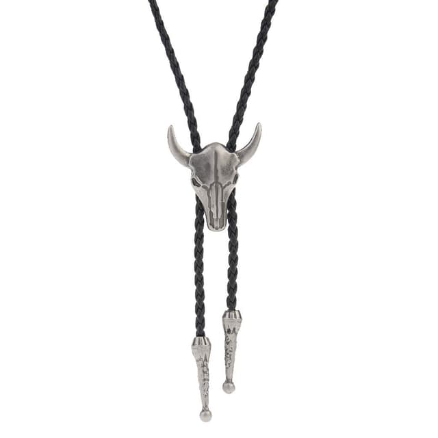 Coolla Bolo-Krawatte - Handgefertigter Bullen-Western-Cowboy-Anhänger in Vintage-Stil 🤠