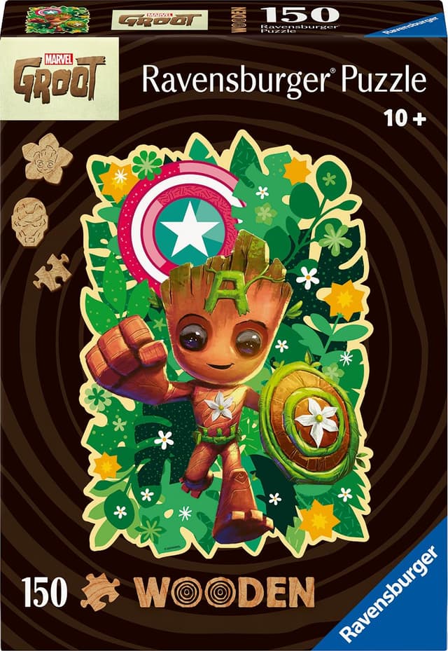 Ravensburger Holzpuzzle 12001459 - Groot - 150 Teile Kontur-Holzpuzzle 🧩🌳