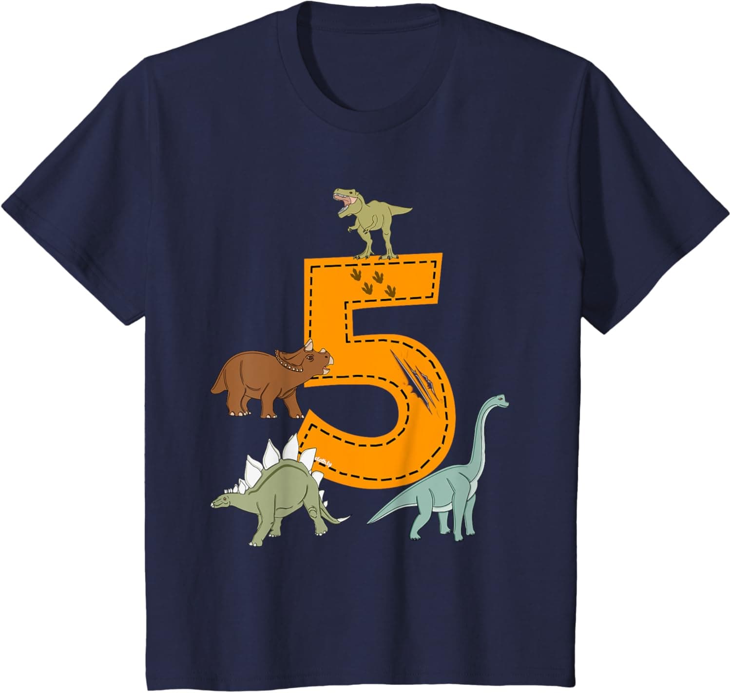 🦕 Kinder Geburtstagsshirt 5 Jahre Junge Dinosaurier Dino T-Shirt 🎉