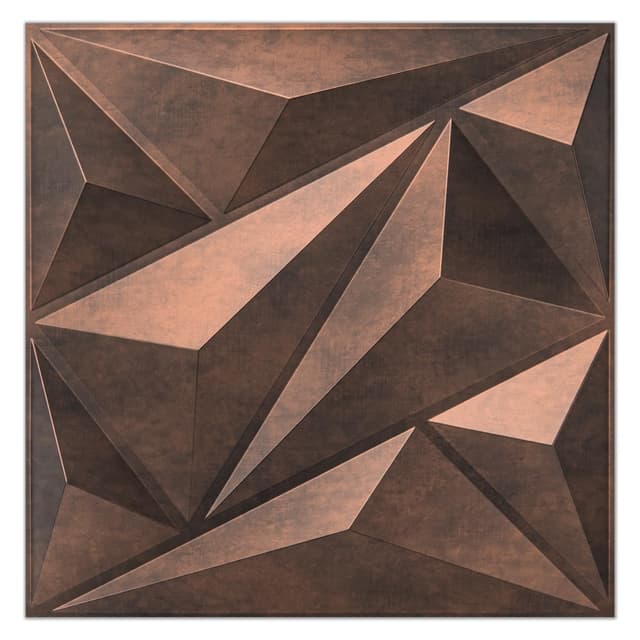 Art3dwallpanels PVC 3D Wandpaneel Diamant für Innenwand Dekor