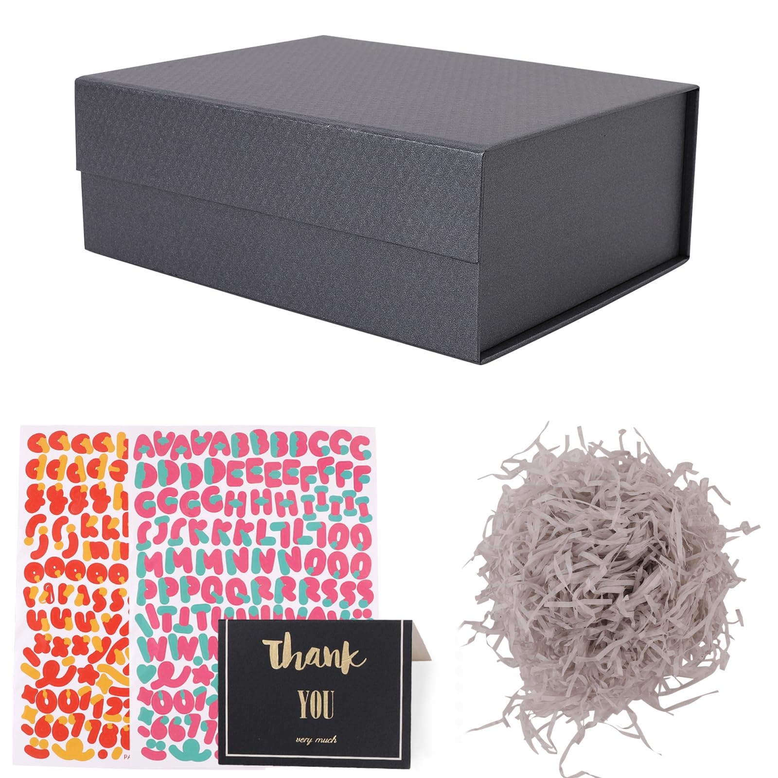 🎁 Bezioner Geschenkbox mit Deckel, Magnetische Geschenkkarton 🎀