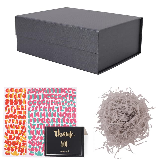 🎁 Bezioner Geschenkbox mit Deckel, Magnetische Geschenkkarton 🎀