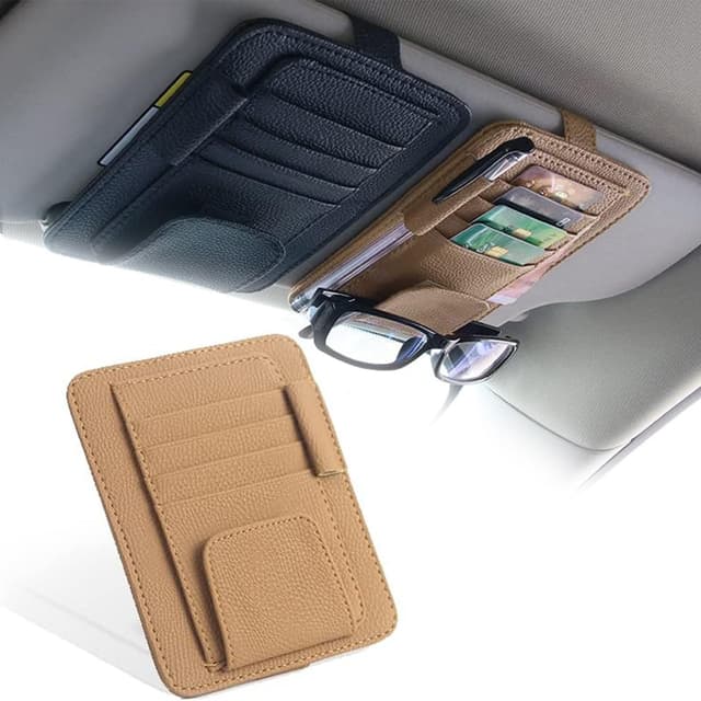 🕶️ AIXIMA Brillenhalter für Auto Sonnenblende | Aufbewahrung mit Stil! 🚗