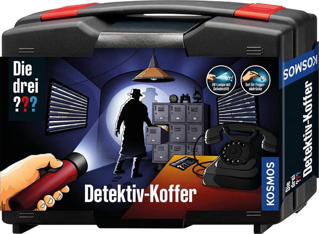 🕵️‍♂️ Kosmos Die DREI ??? Detektivkoffer - Perfektes Spielzeug-Set für junge Ermittler! 🕵️‍♂️