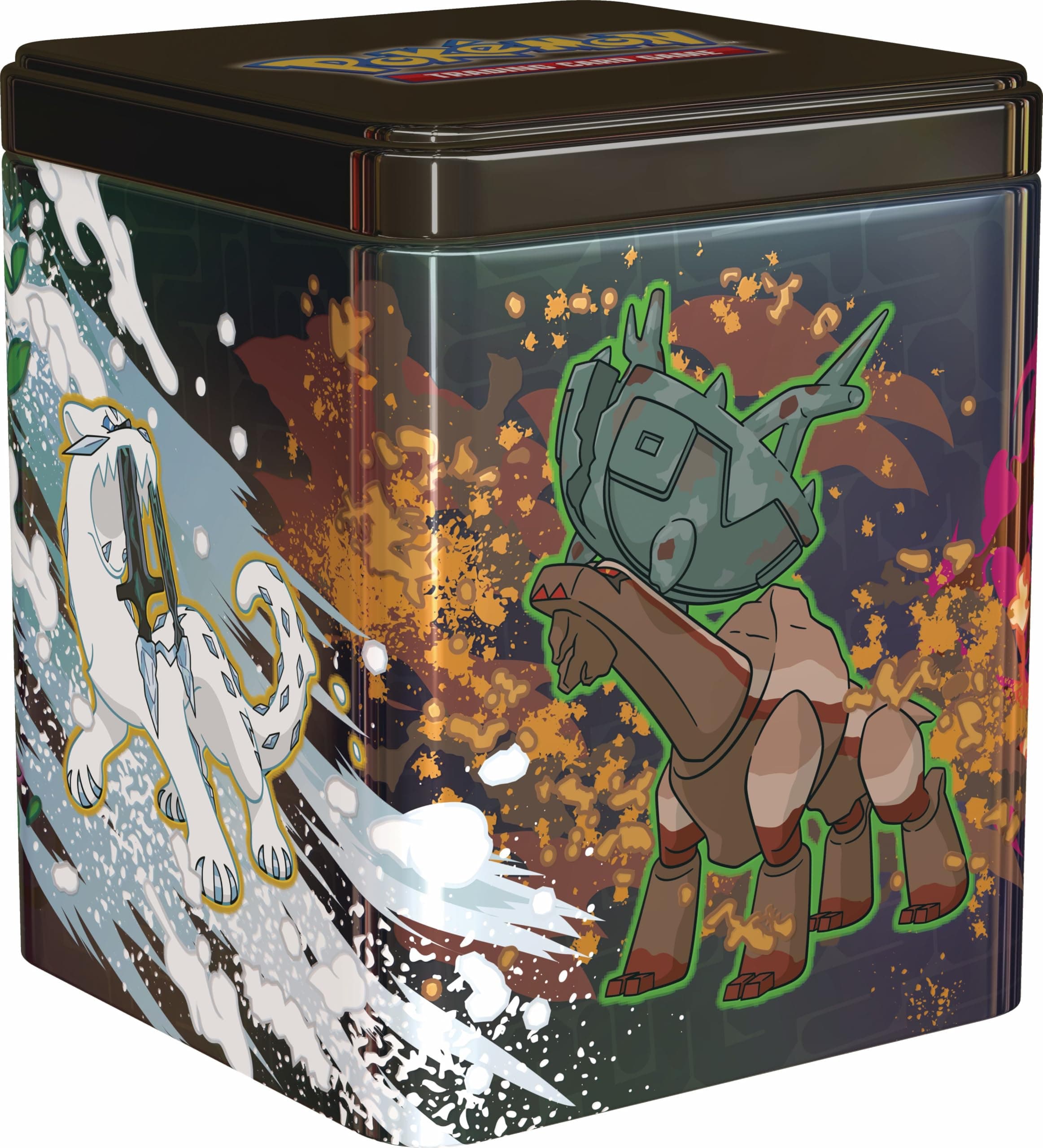 🌟 Pokémon-Sammelkartenspiel: Stapel-Tin-Box Schätze des Unheils 🌟