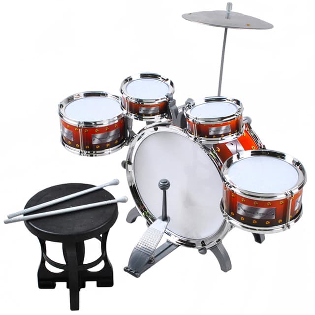🥁 KRUZZEL Schlagzeug Kinder 5-teilig Ab 3 Jahren 🎵