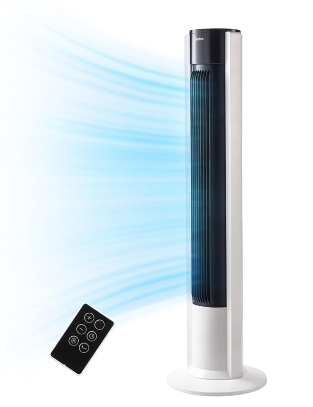 🌀 Midea FZ10-19BRA Turmventilator | 106cm, 7H Timer, weiß 🌀