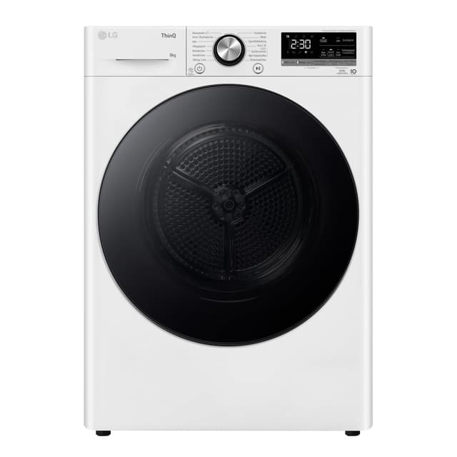 🔥 Mega Deal! LG RT80V9W Wärmepumpentrockner 8 kg ǀ Klasse A+++ ǀ Allergy Care ǀ Sensor Dry für optimierte Trockungsleitung White 8kg