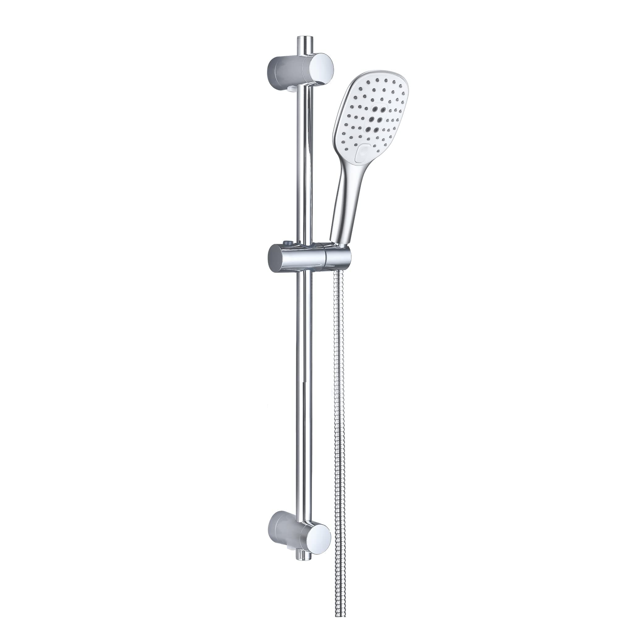 JOHO Edelstahl Duschstange 70 cm Chrom Duschbrause mit Schlauch und Halterung 🚿