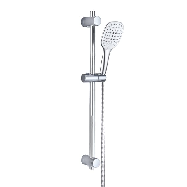JOHO Edelstahl Duschstange 70 cm Chrom Duschbrause mit Schlauch und Halterung 🚿