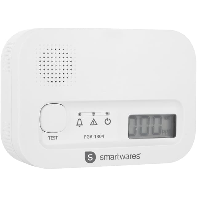 Smartwares Kohlenmonoxid Melder mit Display und Testknopf 🚨🔋