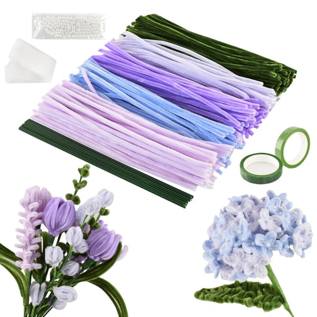 Joyblossom Pfeifenreiniger Blumenstrauß-Set 🌸