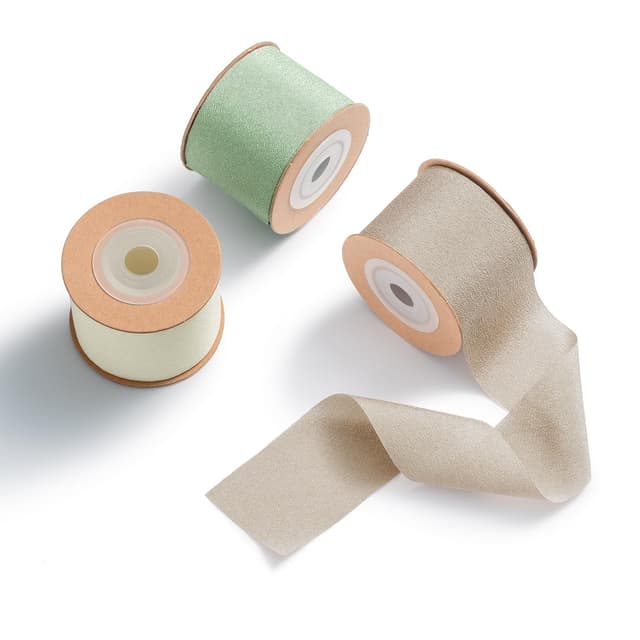 MORSUNBELA Schleifenband Geschenkband Bänder Dekoband Breit Hochzeit 🎁🎀