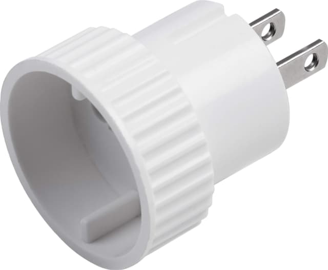 Meister Reiseadapter Typ A - Weiß - Für USA, Kanada, Thailand & mehr! 🌍🔌