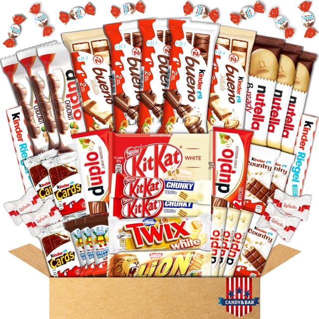 Schokoladen Big Box XXL | Kinderschokolade | Schokoriegel | Nervennahrung | Schokolade | Geschenkbox | ausgefallenes Geschenk | Ausgewählter Mix | Candy & Bar ®