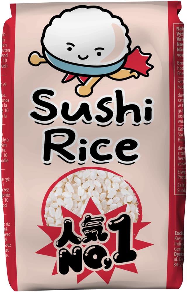 🍣 RICEFIELD Sushi Reis, Rundkorn, Japonica - 1 x 500 g 🍚
