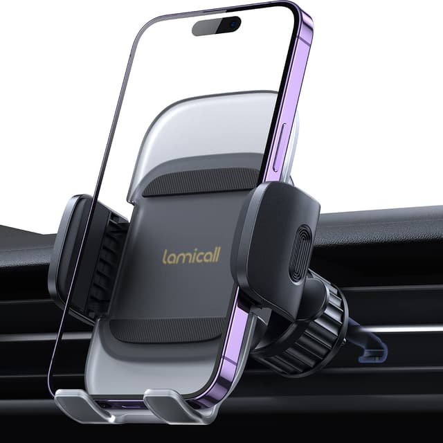 📱 Lamicall Handyhalterung Auto - Federclip Design & 1s Installation