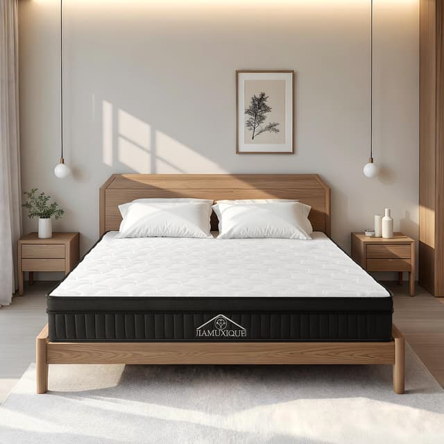 🌟 Angebot: JIAMUXIQUE Matratze 90x200x25 cm | Taschenfederkernmatratze H3