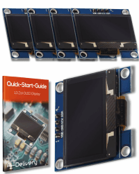 🌟 Mega Deal: AZDelivery 5 x 1,3 Zoll OLED Display I2C SSH1106 Chip