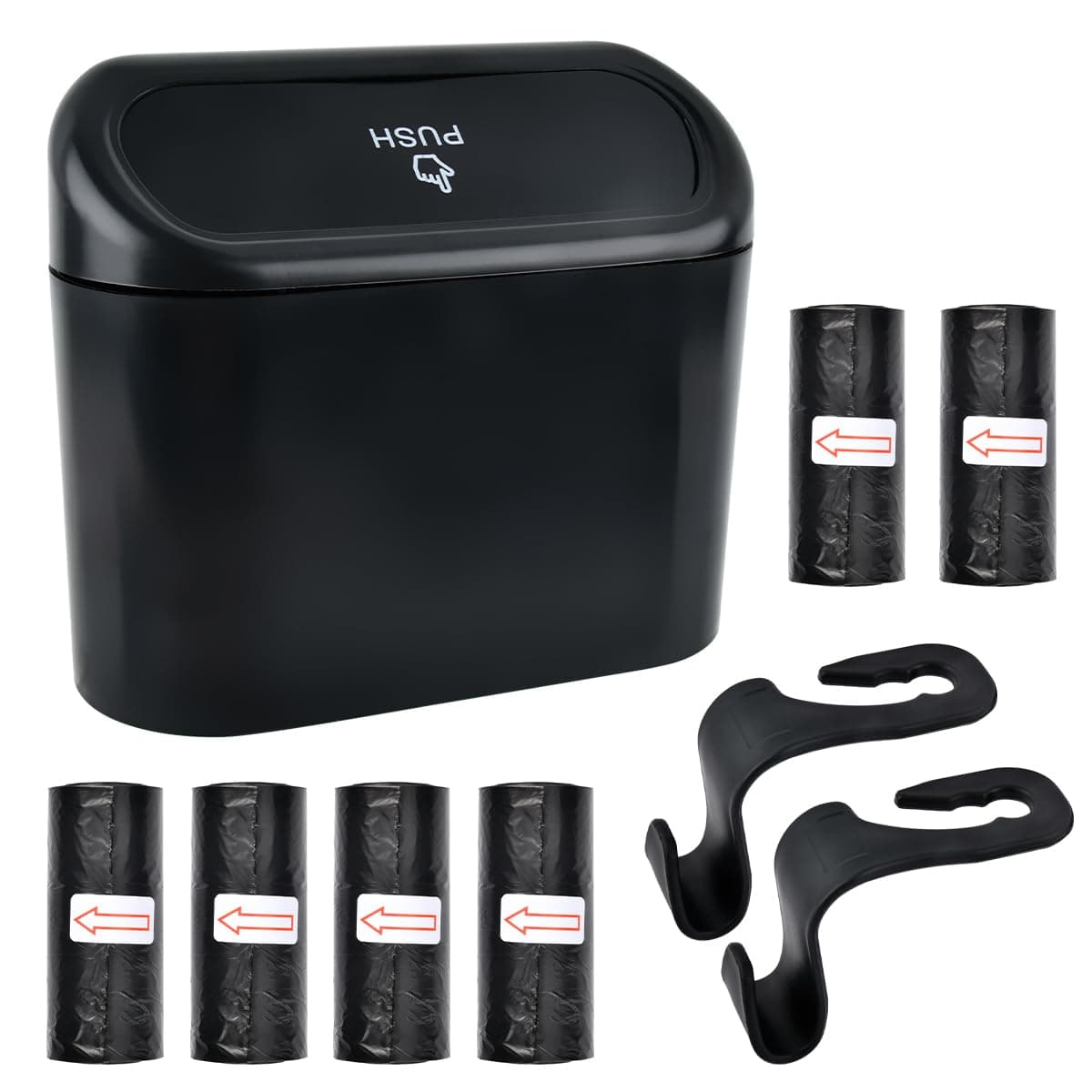 🚗🗑️ HUMOKI Auto Mülleimer: Premium ABS-Material, Wasserdicht & Geruchsfrei