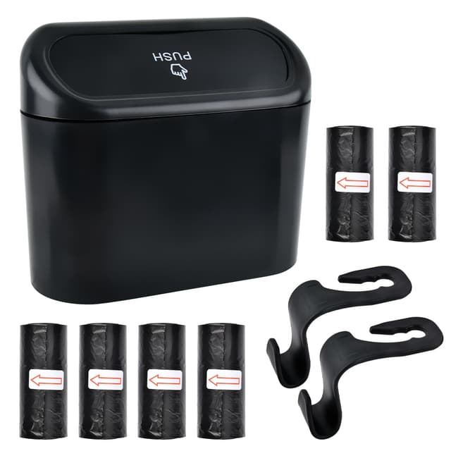 🚗🗑️ HUMOKI Auto Mülleimer: Premium ABS-Material, Wasserdicht & Geruchsfrei