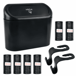 🚗🗑️ HUMOKI Auto Mülleimer: Premium ABS-Material, Wasserdicht & Geruchsfrei Angebot bei HelloDeals