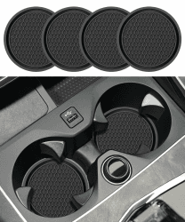 🚗🥤 Flaconi 4-teiliges Auto-Untersetzerset - Getränkehalter-Einsatz im Auto Angebot bei HelloDeals