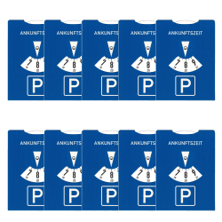 🚗 Mumbi 10x Parkscheibe mit Benzinrechner KFZ Auto Parken Park Scheibe 🅿️ Angebot bei HelloDeals