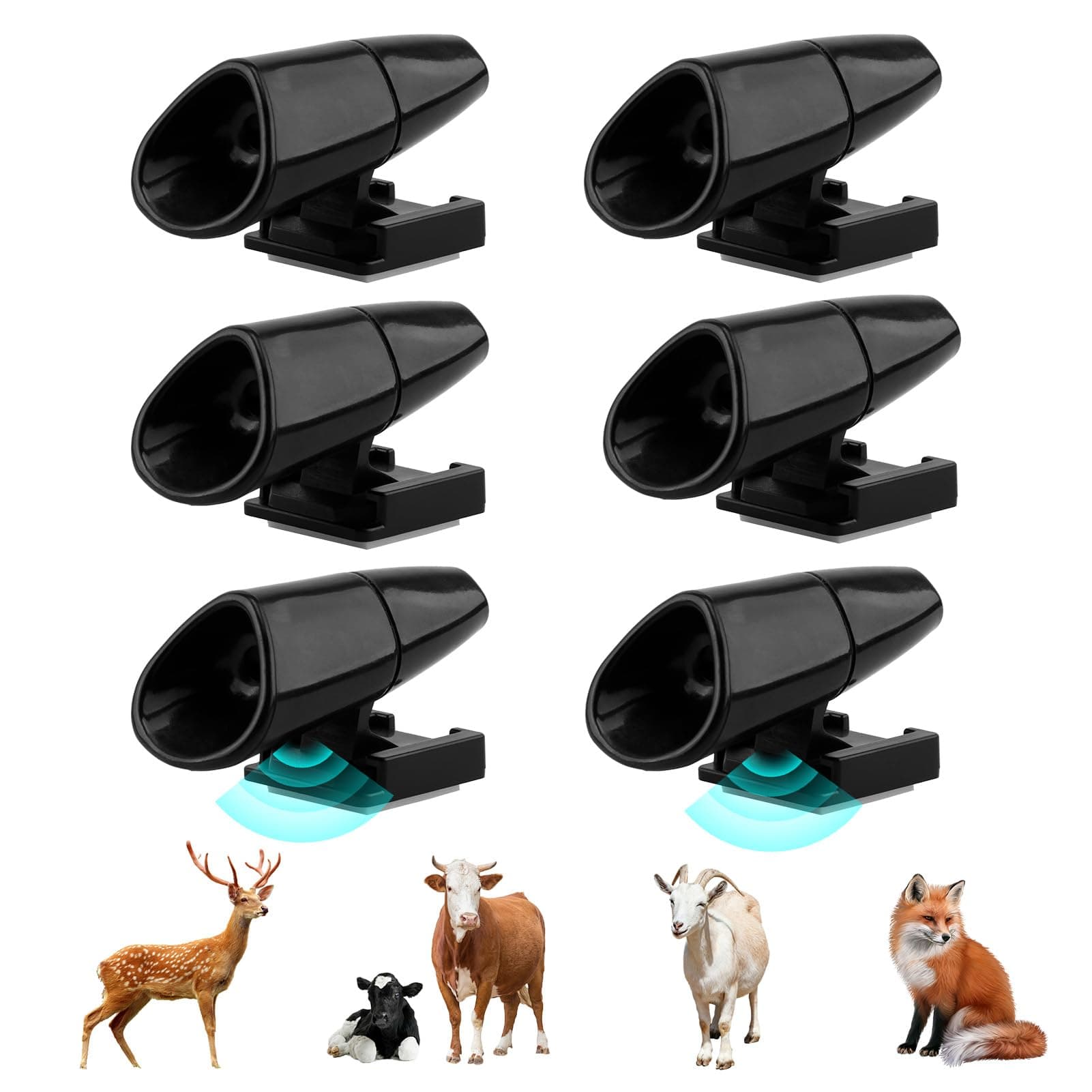 🦌🚗 6 Stück Auto Hirsch Warnung Pfeifen Geräte - Wildwarner für mehr Sicherheit 🚨