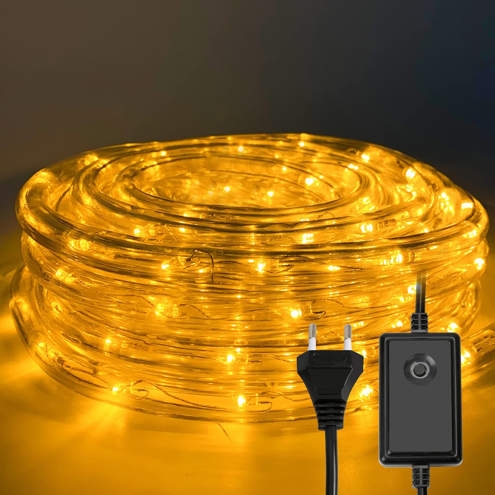 🌟 Super Deal! Ikodm 40m LED Lichtschlauch mit 960 LEDs und 8 Modi - Warmweiß
