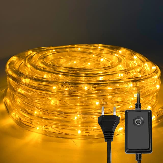 🌟 Super Deal! Ikodm 40m LED Lichtschlauch mit 960 LEDs und 8 Modi - Warmweiß