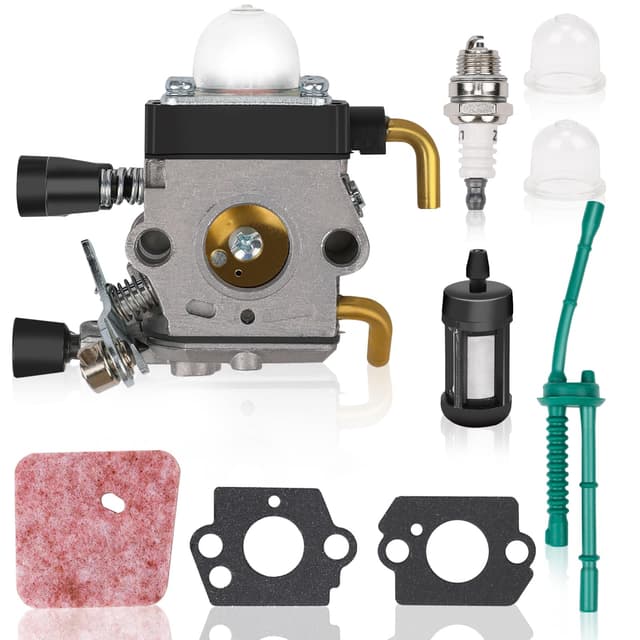 🌟🔧 Vergasersatz für STIHL C1Q-S97 FS38 FS55R FS55 FS45 FS46 KM55R HL45 HS45 FS45L FS45C FS46C KM55C FS55C FS55RC FC55 - Kompletter Satz Vergaserzubehör