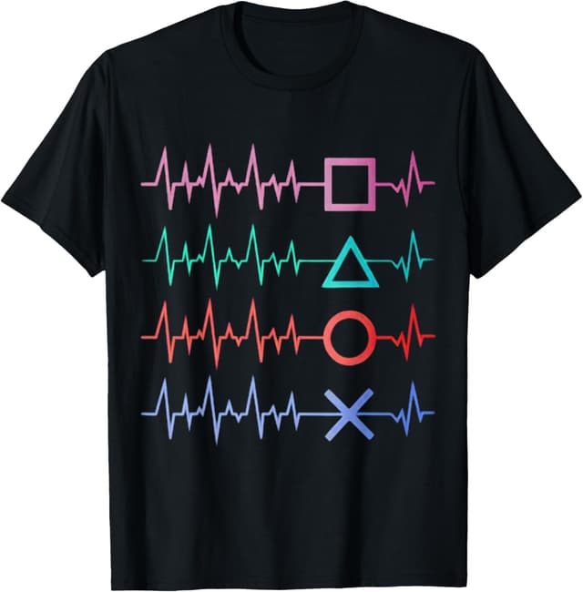 🎮 Gamer Herzschlag Shirt - Tolles Gaming Geschenk!