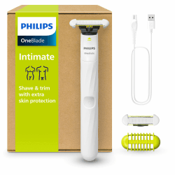 Philips OneBlade Intimate - Elektrischer Intimrasierer und Intimtrimmer für Männer und Frauen Angebot bei HelloDeals