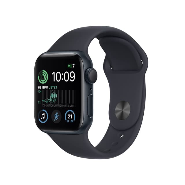 🌟 Apple Watch SE (2. Generation) (GPS, 40mm) - Aluminiumgehäuse Mitternacht mit Sportarmband Mitternacht - Regular (Generalüberholt) GPS 40mm Mitternacht 🌟