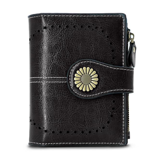 🌟 TANTOMI Geldbörse Damen Leder mit RFID Blocking 🌟