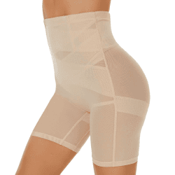 SIMIYA Bauchweg Unterhose Damen Hohe Taille Shapewear L Beige Angebot bei HelloDeals