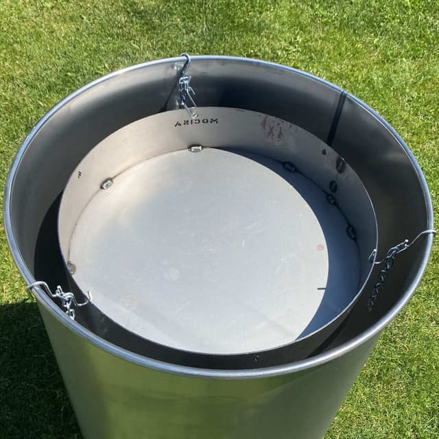 🔥🍖 Mocisa Universal BBQ Feuerbox Ø48cm | Feuereinsatz für Feuerplatte 🍳 | Fassgrill | BBQ - Fass | Grilltonne | Feuerkorb für Feuertonne Feuerbox Ø 48cm