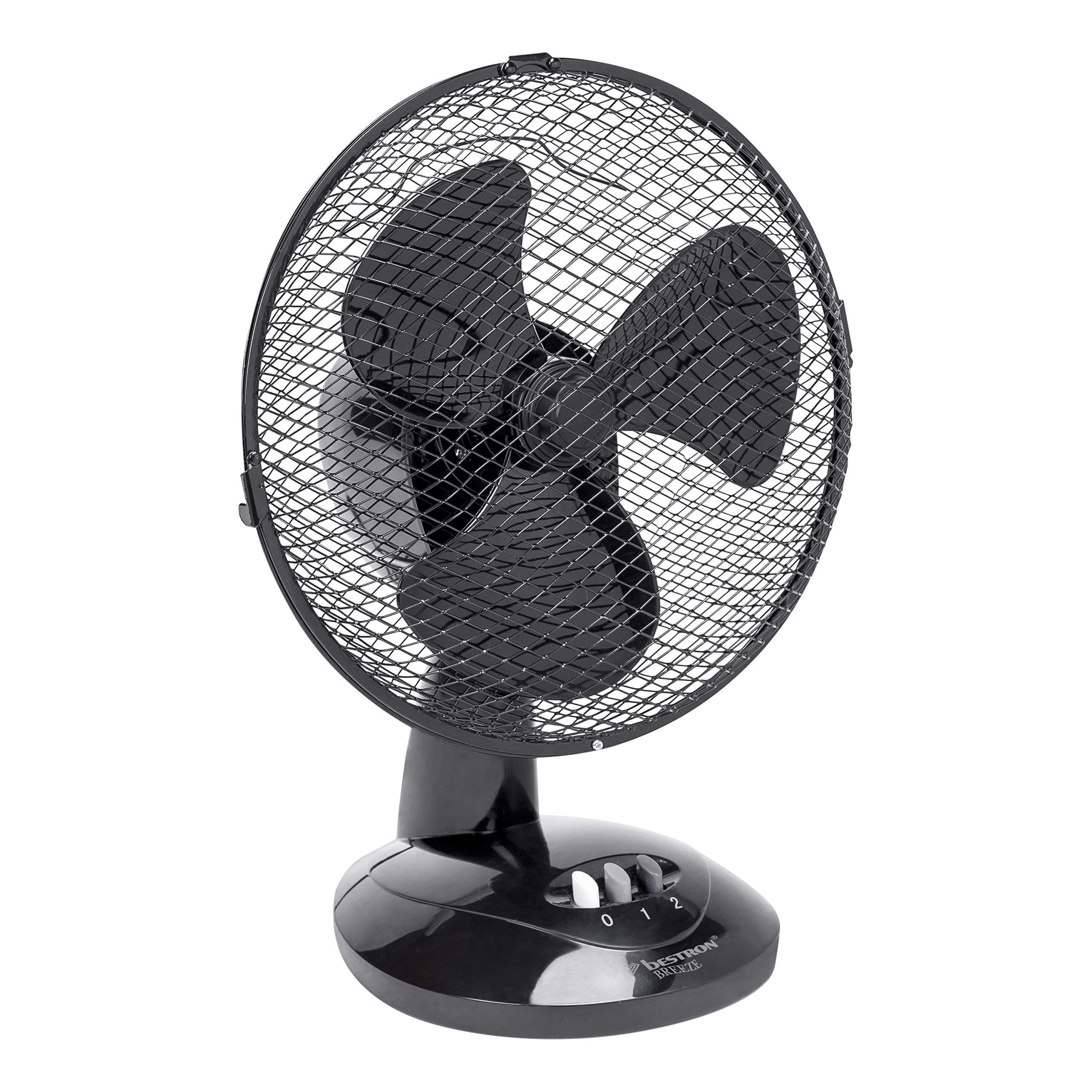 🌀🌬️ Bestron Mobiler Tischventilator Ø 27cm Schwarz - Deal des Tages!
