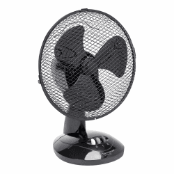 🌀🌬️ Bestron Mobiler Tischventilator Ø 27cm Schwarz - Deal des Tages!