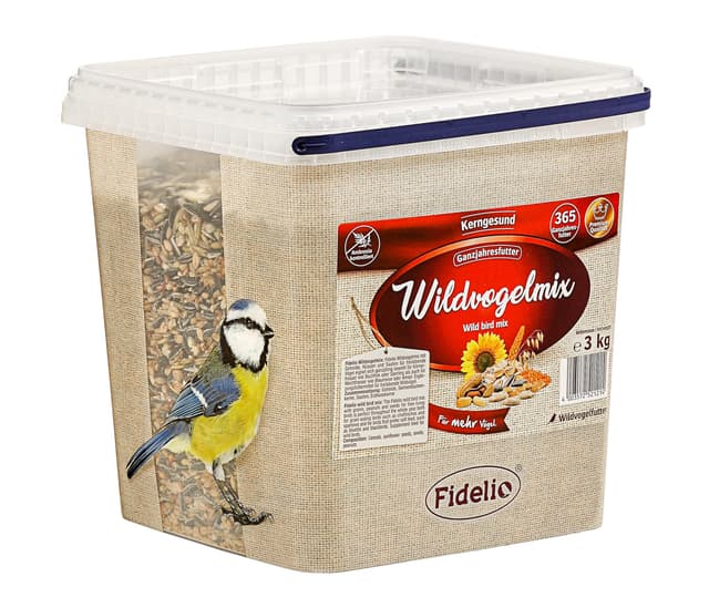 🐦🌻 Fidelio Wildvogelfutter - Proteinreiches Vogelfutter für Wildvögel 🌻🐦