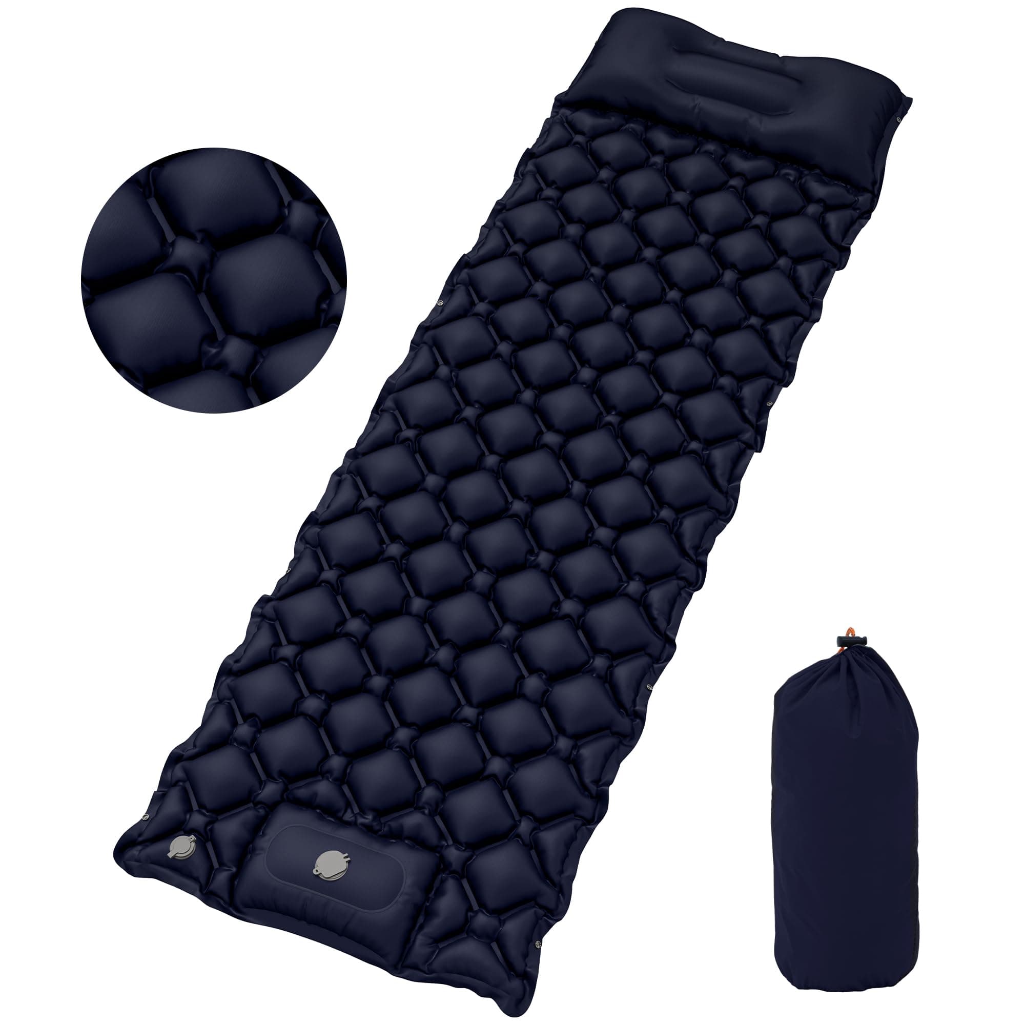 YITAHOME Isomatte Selbstaufblasend Ultraleichte Camping Luftmatratze mit Eingebaute Pumpe und Kissen 🏕️