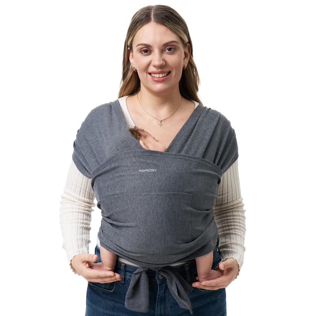 👶🏼🤱🏻 Momcozy Baby Tragetuch Neugeborene - Atmungsaktives Tragetuch für Hände frei